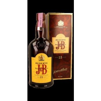WHISKY J&B RESERVA 15 AÑOS 70CL 1U