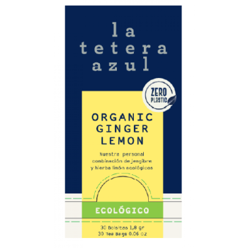 INFUSION LA TETERA AZUL GINGER LEMON BOLSA 1,8GR ESTUCHE 30U