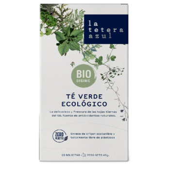 INFUSION LA TETERA AZUL TE VERDE BIO BOLSA 2GR 20U