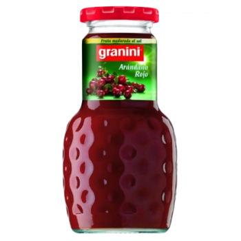 ZUMO GRANINI ARANDANOS VIDRIO NR 20CL CAJA 24U