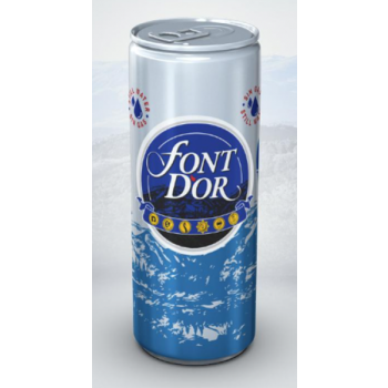 AGUA FONTDOR PALLADIUM LATA SLEEK 33CL CAJA 24U