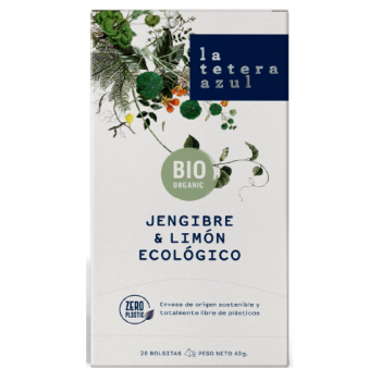 INFUSION LA TETERA AZUL GINGER LEMON BIO BOLSA 2GR 20U