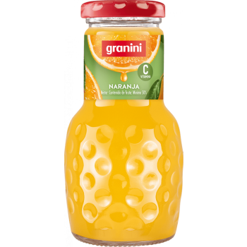 ZUMO GRANINI NARANJA VIDRIO NR 20CL CAJA 24U