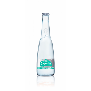 AGUA CON GAS LANJARON VIDRIO NR 33CL CAJA 24U