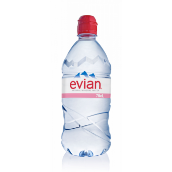 AGUA EVIAN PET 75CL 1X12 PACK 12U