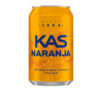 KAS NARANJA LATA S. 33CL SIN HICONE CAJA 24U