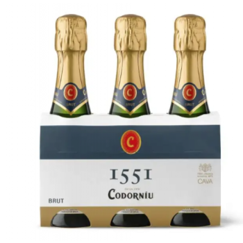 CAVA CODORNIU 1551 BRUT ECO 20CL CAJA 24U