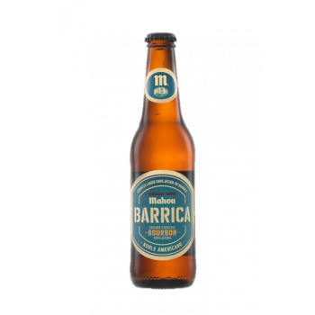 MAHOU BARRICA BOURBON VIDRIO NR 33CL CAJA 12U