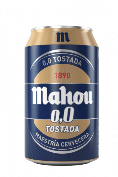 MAHOU 0,0 TOSTADA LATA 33CL 3X8 PACK 24U MAHOU 0,0 TOSTADA LATA 33CL 3X8 PACK 24U