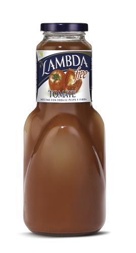 ZUMO LAMBDA SIN-FREE TOMATE VIDRIO NR 1L CAJA 6U ZUMO LAMBDA SIN-FREE TOMATE VIDRIO NR 1L CAJA 6U