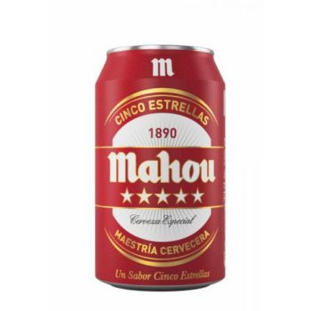 MAHOU 5 ESTRELLAS LATA 33CL 3X8 PACK 24U