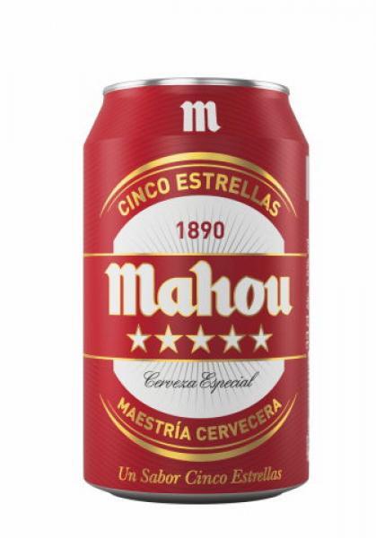 MAHOU 5 ESTRELLAS LATA 33CL 3X8 PACK 24U MAHOU 5 ESTRELLAS LATA 33CL 3X8 PACK 24U