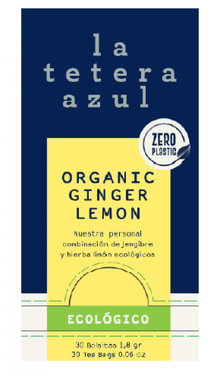 INFUSION LA TETERA AZUL GINGER LEMON BOLSA 1,8GR ESTUCHE 30U INFUSION LA TETERA AZUL GINGER LEMON BOLSA 1,8GR ESTUCHE 30U