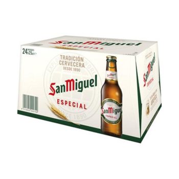 SAN MIGUEL ESPECIAL VIDRIO NR 33CL CAJA 24U
