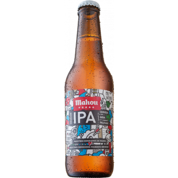 MAHOU 5 ESTRELLAS IPA VIDRIO NR 33CL CAJA 12U