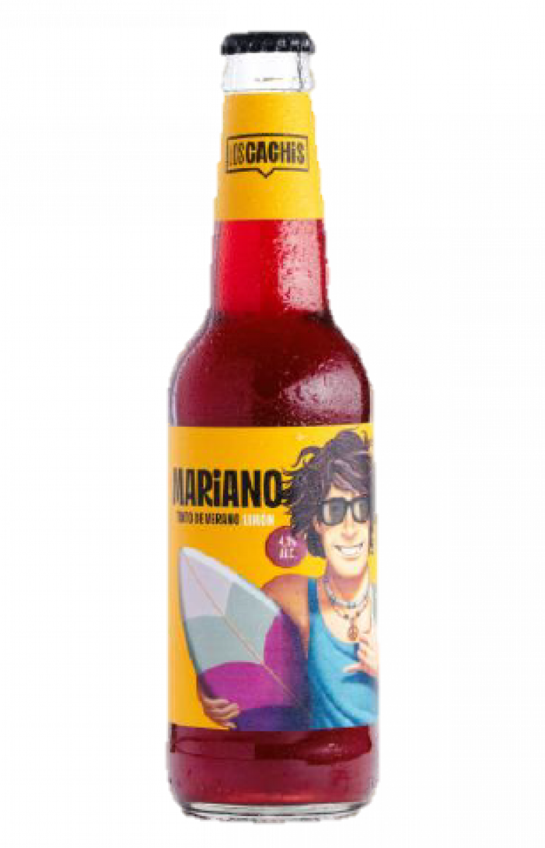 TINTO DE VERANO CACHIS MARIANO LIMON VIDRIO NR 33CL CAJA 12U TINTO DE VERANO CACHIS MARIANO LIMON VIDRIO NR 33CL CAJA 12U
