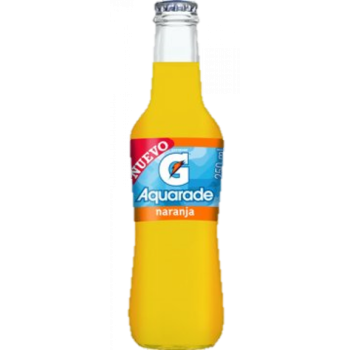 AQUARADE NARANJA VIDRIO NR 25CL CAJA 24U