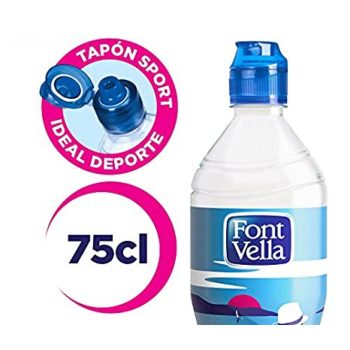 AGUA FONT VELLA PET 75CL CAJA 15U